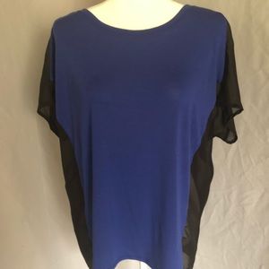 Black & Blue Top